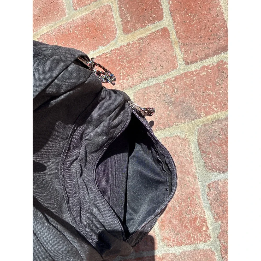 Spalding Backpack Unisex One Size Black Suede Bottom Vintage 90s Gorpcore Bag